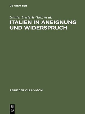 cover image of Italien in Aneignung und Widerspruch